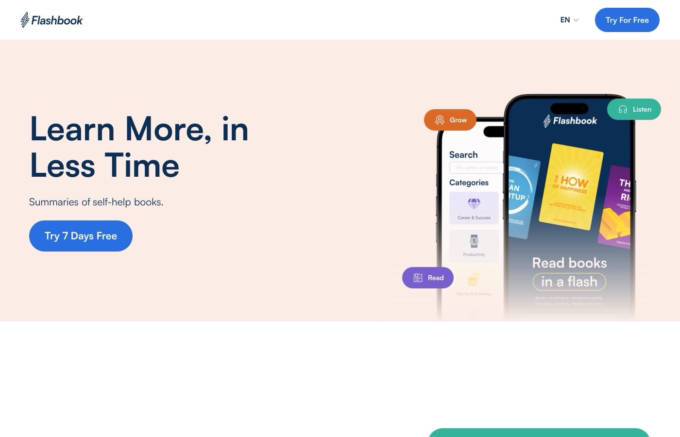 Flashbook — Consumer product built by Godelian